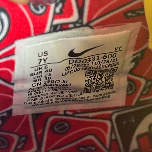 Nike Kids Sneakers - Red, Blue, Yellow - Picture 9 of 10